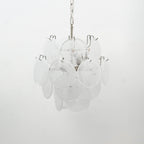 Lunaria Disc Glass Chandelier
