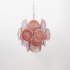 Lunaria Disc Glass Chandelier