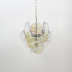 Lunaria Disc Glass Chandelier