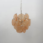 Lunaria Disc Glass Chandelier