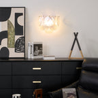 Lunaria Disc Glass Wall Lamp