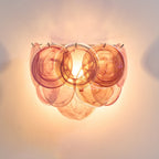 Lunaria Disc Glass Wall Lamp