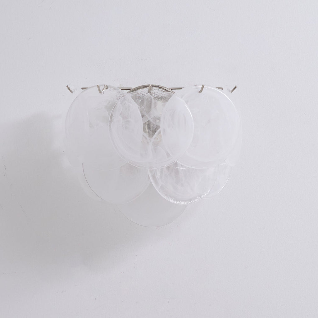 Lunaria Disc Glass Wall Lamp