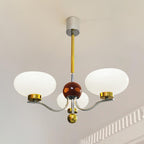 Gothic Glass Bowl Chandelier