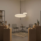 Opal Disc Suspension Lamp