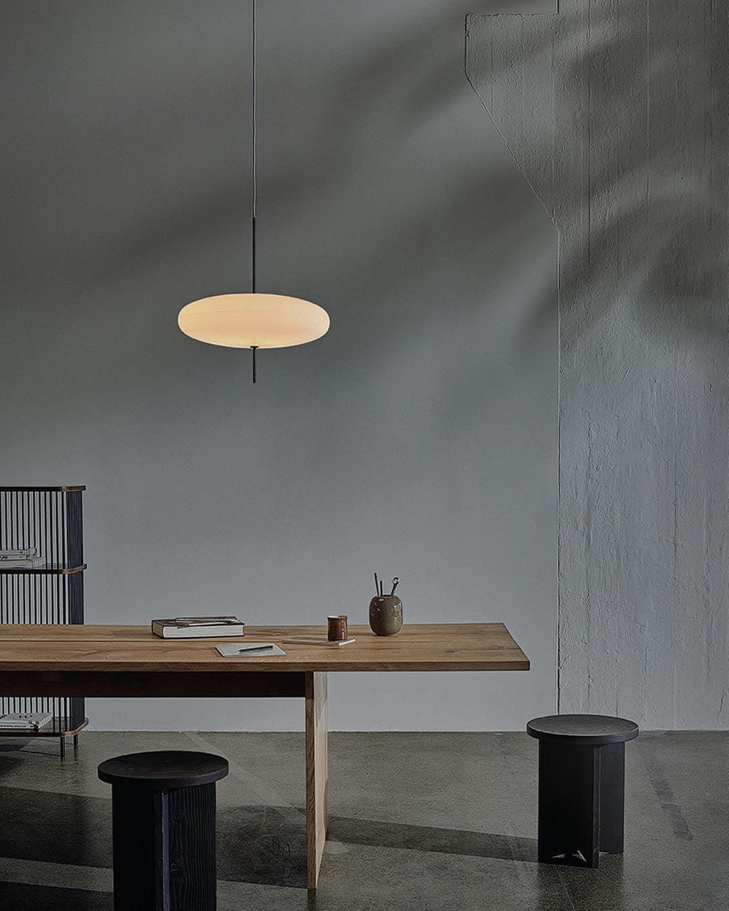 Opal Disc Suspension Lamp