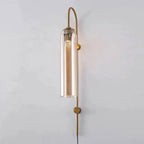 Modern Glass Plug-In Wall Lamp