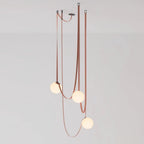 Multiple Belt Art Pendant Light