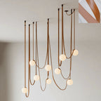 Multiple Belt Art Pendant Light