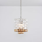 Glass Poliarte Interlocking Chandelier