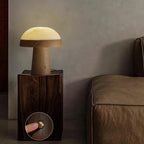 Mushroom Cloud Alabaster Table Lamp