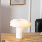 Mushroom Type Alabaster Table Lamp