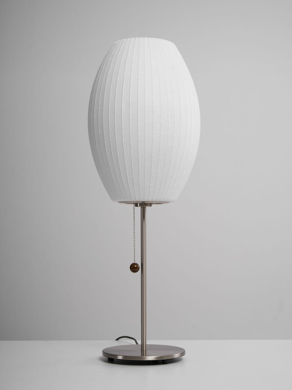 Faux Silk Bubble Table Lamp