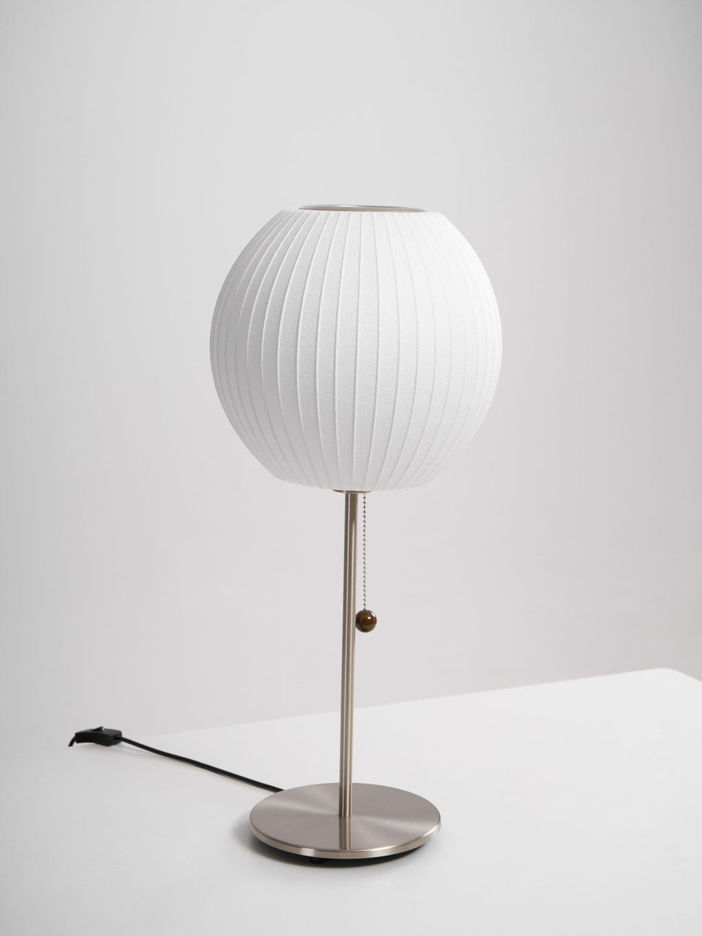 Faux Silk Bubble Table Lamp
