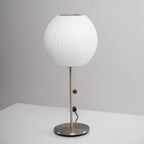 Faux Silk Bubble Table Lamp