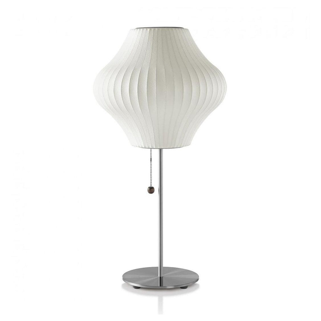 Faux Silk Bubble Table Lamp