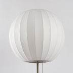 Faux Silk Bubble Table Lamp