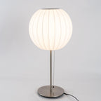 Faux Silk Bubble Table Lamp