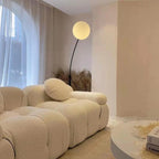 Opal Arc Floor Lamp
