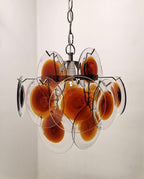 Mazzega Vistosi Glass Chandelier