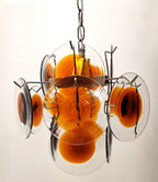 Mazzega Vistosi Glass Chandelier