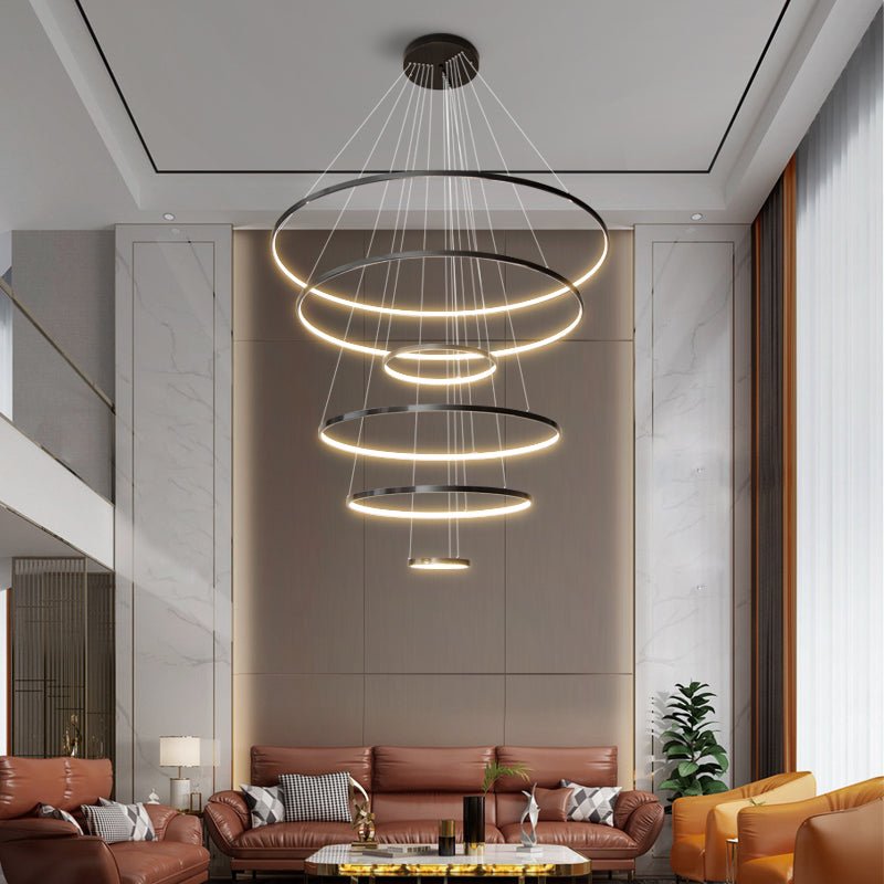 Orrery Rings Chandelier