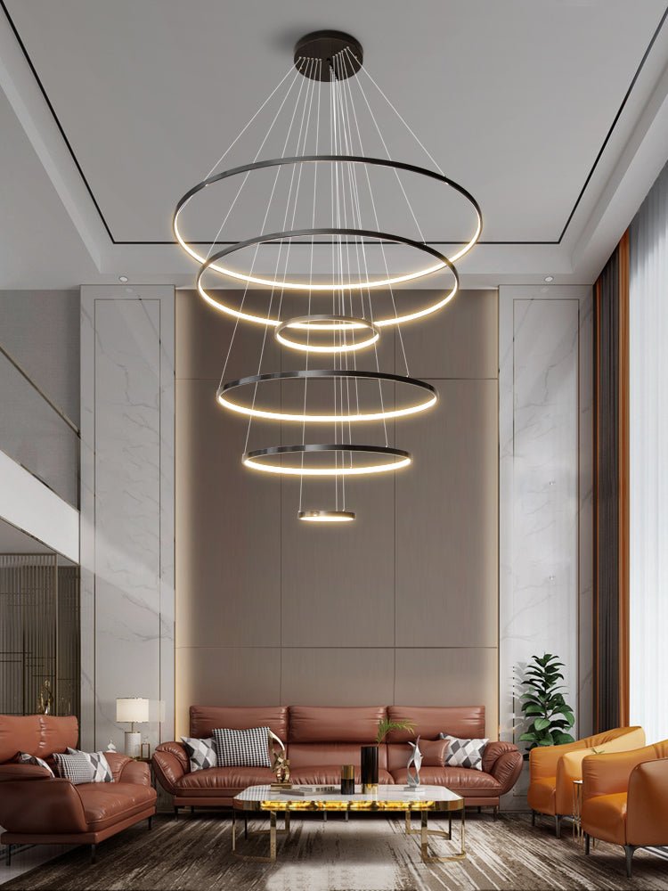 Orrery Rings Chandelier