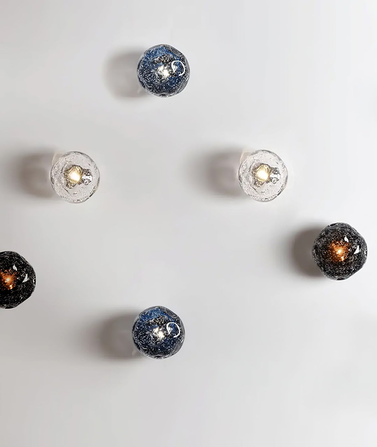 Orrin Molten Glass Wall Light