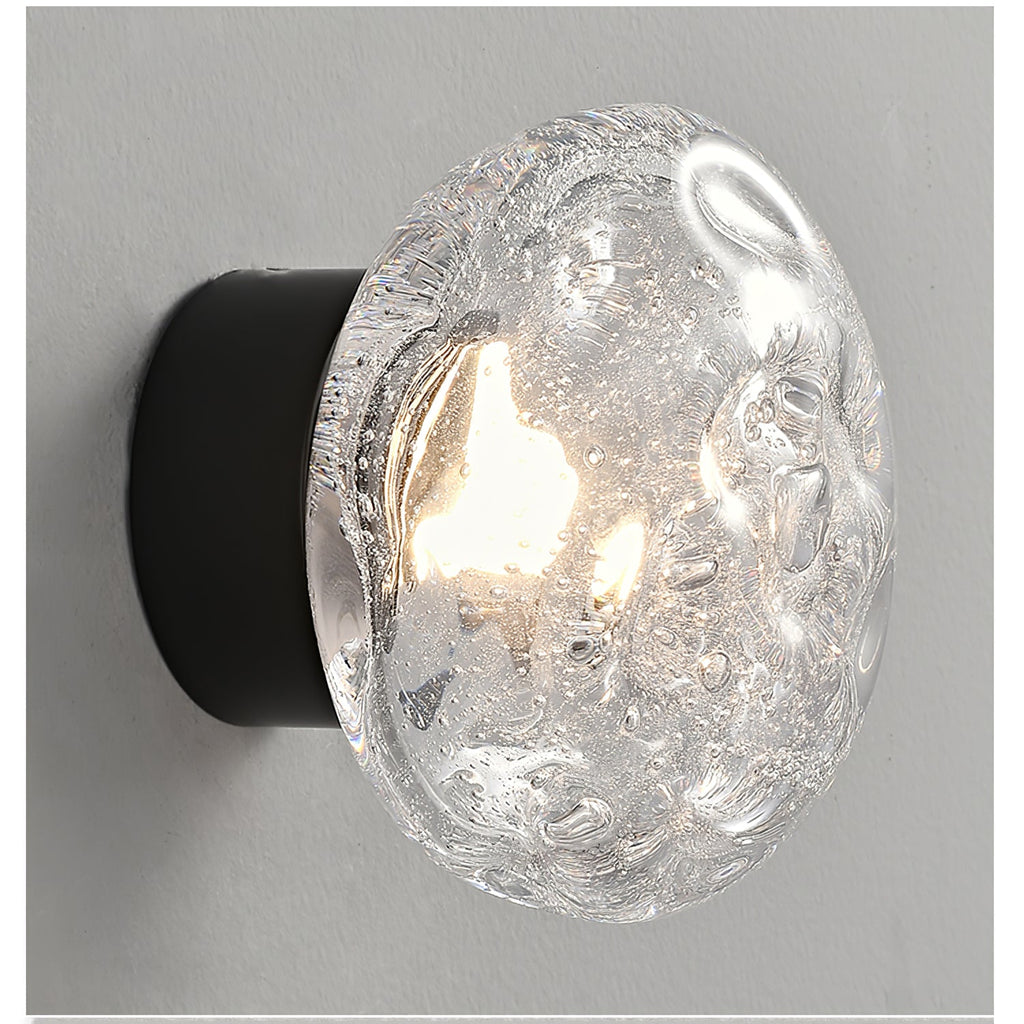 Orrin Molten Glass Wall Light