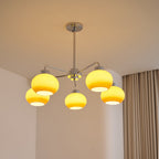 Oval Persimmon Chandelier