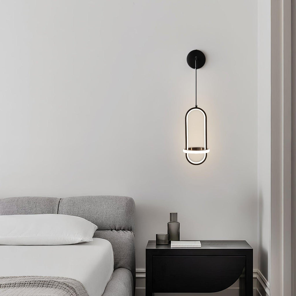Oval Brass Wall Light