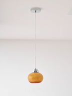 Oval Persimmon Pendant Light