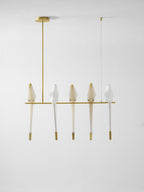 Paper Crane Bird LED Chandelier