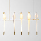 Paper Crane Bird LED Chandelier