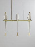 Paper Crane Bird LED Chandelier