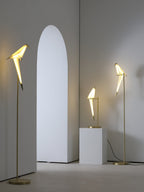 Paper Crane Bird Floor Lamp