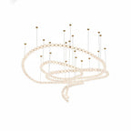 Pearl Necklace Balls Chandelier