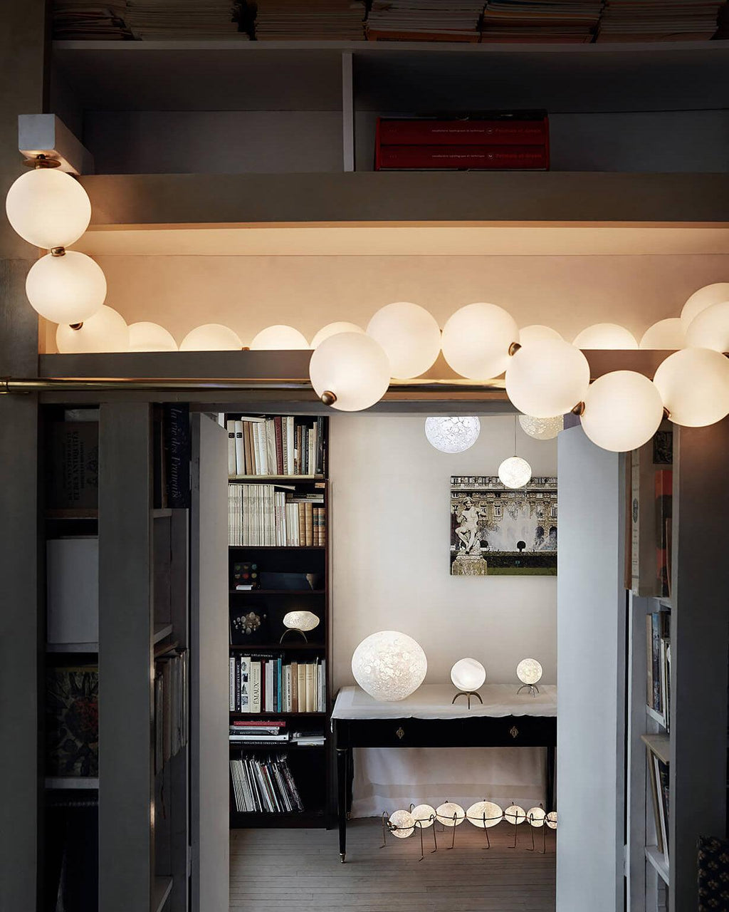 Pearl Necklace Balls Chandelier