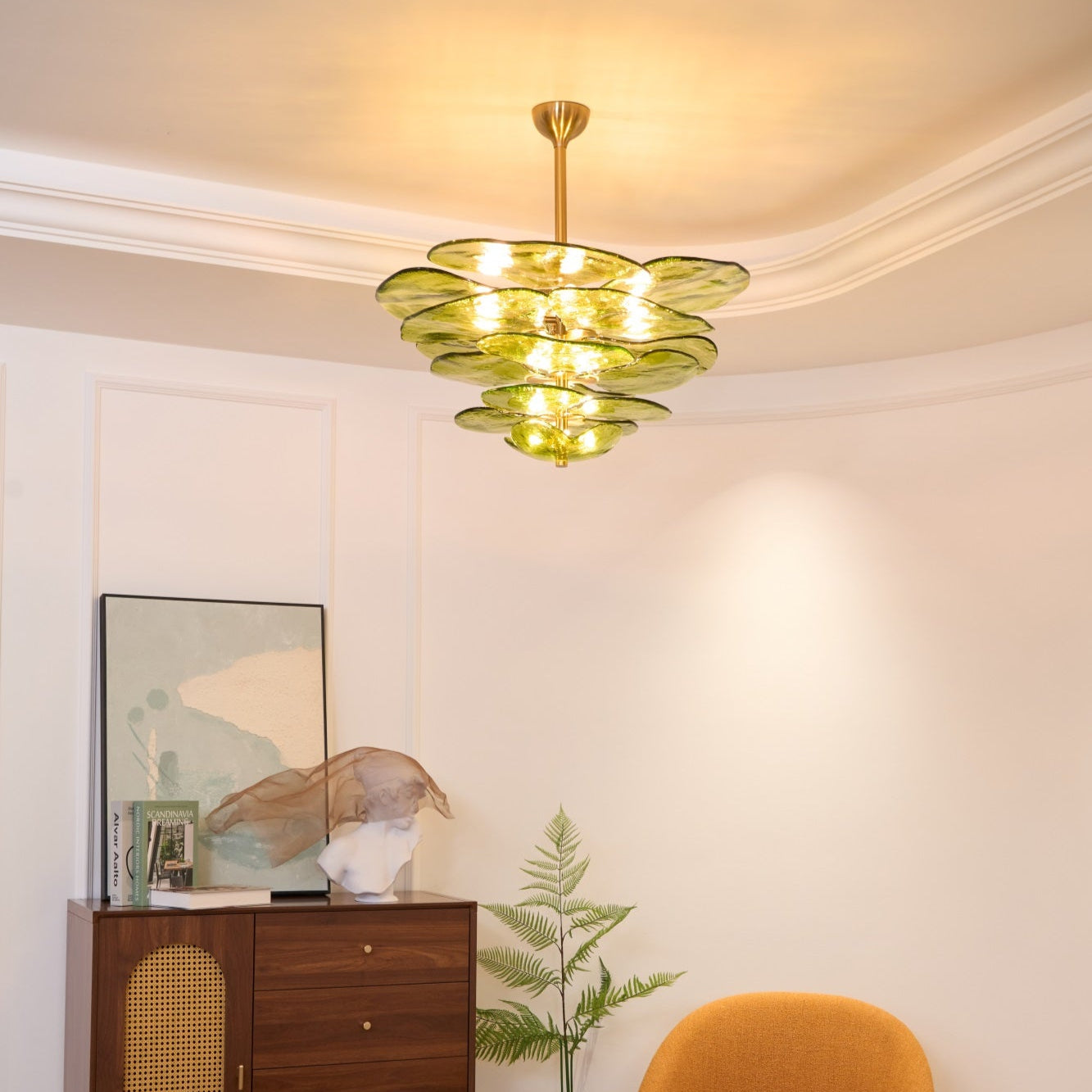 Petals Glass Chandelier