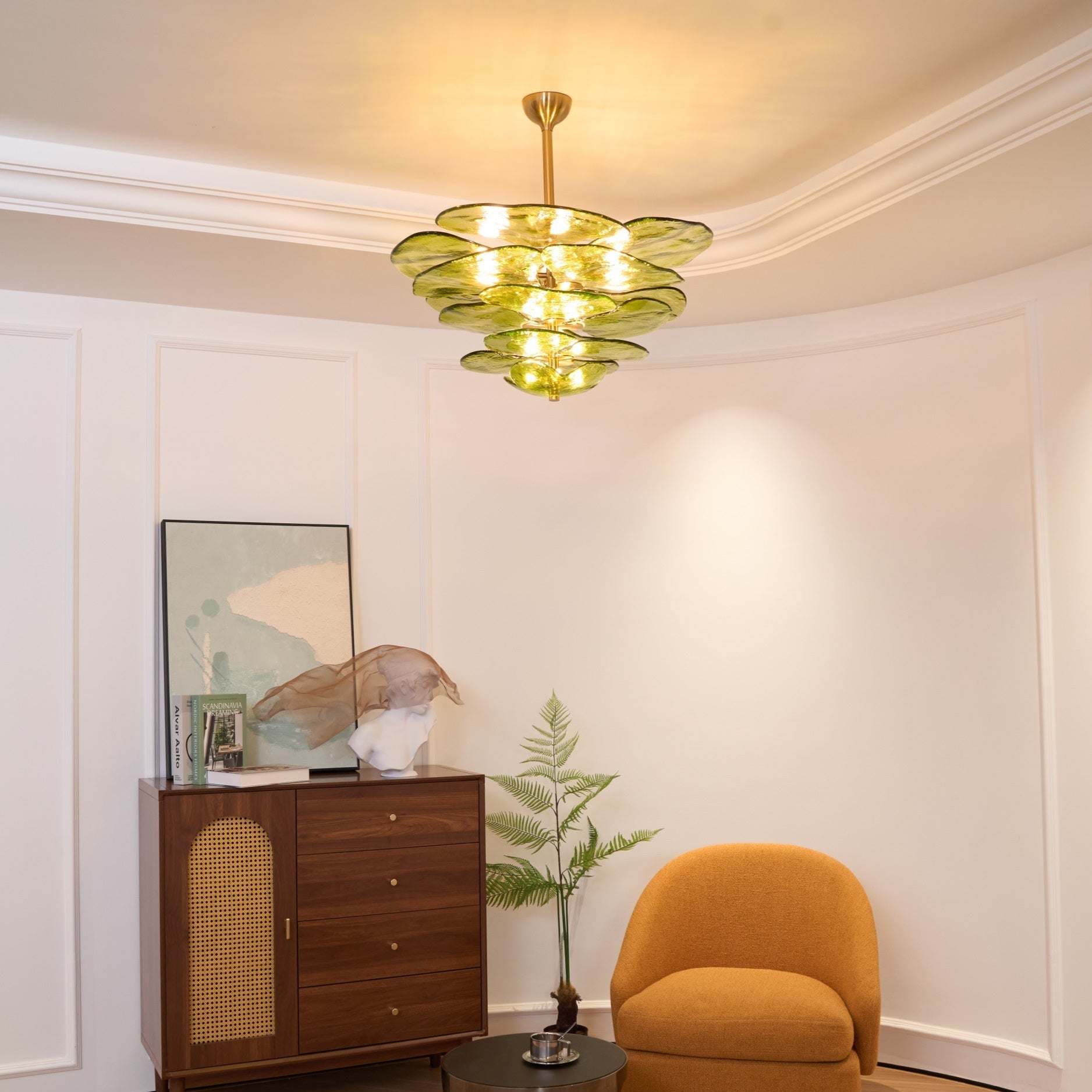 Petals Glass Chandelier