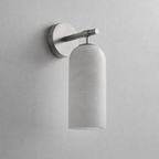Pillar Alabaster Wall Sconce