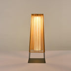 Plastic Rattan Outdoor Post Light