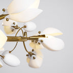 Porcelain Magnolia Chandelier