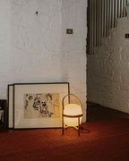 Portable Lantern Glass Table Lamp