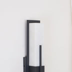 Possini Outdoor Alabaster Wall Light