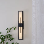 Possini Outdoor Alabaster Wall Light