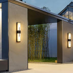 Possini Outdoor Alabaster Wall Light
