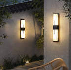 Possini Outdoor Alabaster Wall Light
