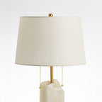 Raw Alabaster Table Lamp