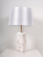 Raw Alabaster Table Lamp